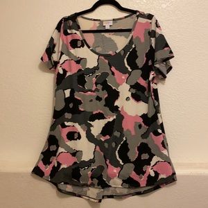 Pink grey black Large Lularoe
